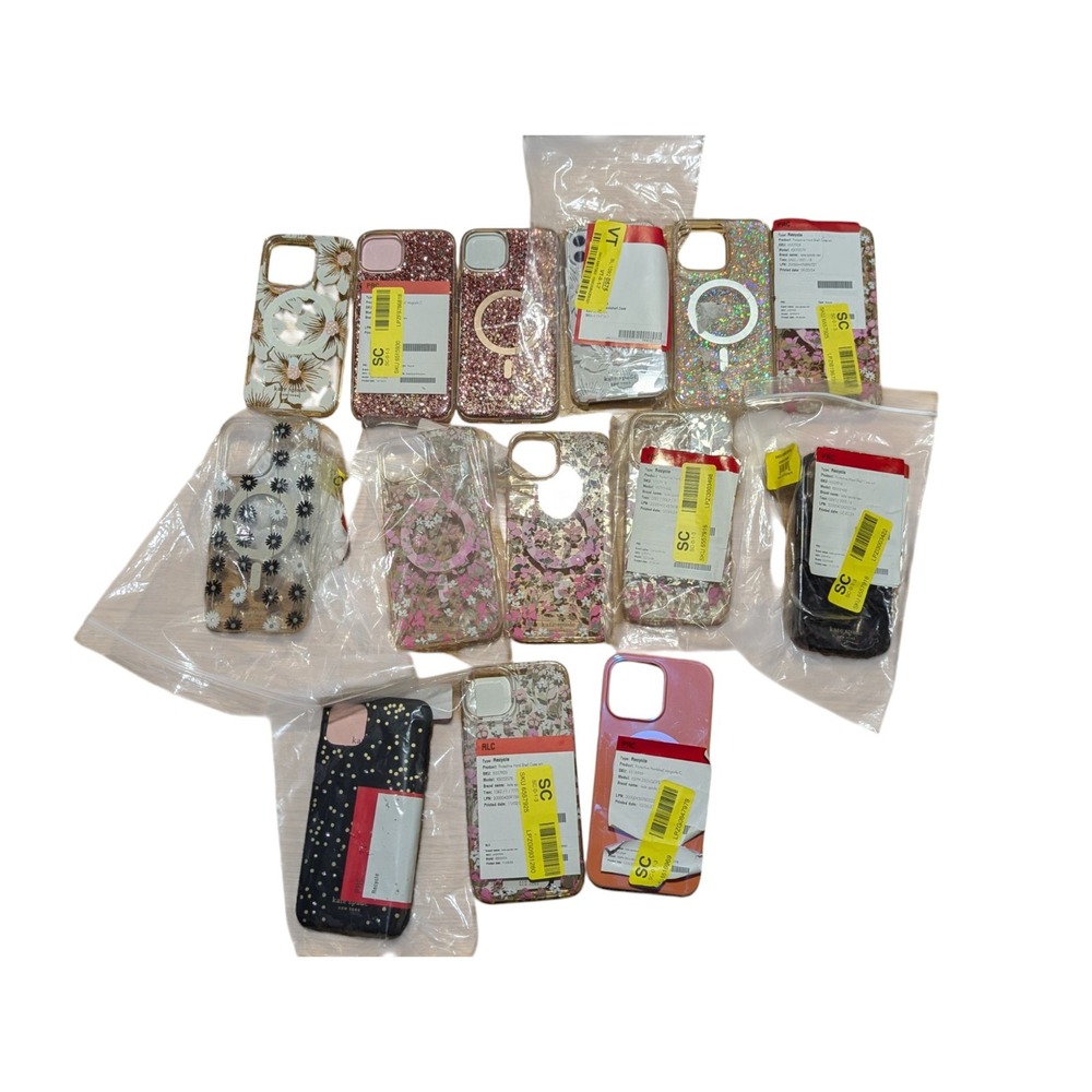 Bulk Lot Over 100‎ Mixed Phone Cases, OtterBox Kate Spade Apple Untested returns